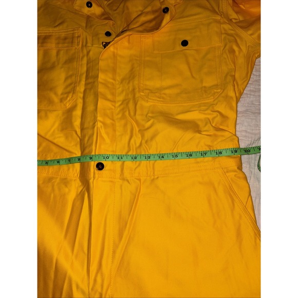 WENAAS ANTIFLAME COVERALLS Yellow Flame-Resistant Workwear Size 46 NWT - Picture 14 of 16